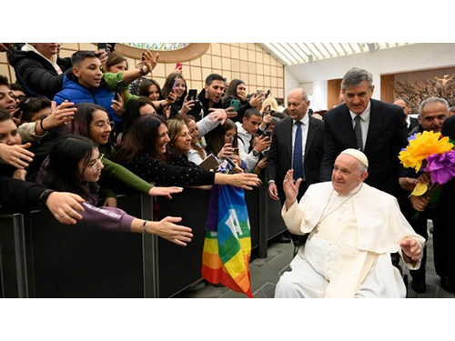 Popiežius italų jaunimui: svajokite drąsiai